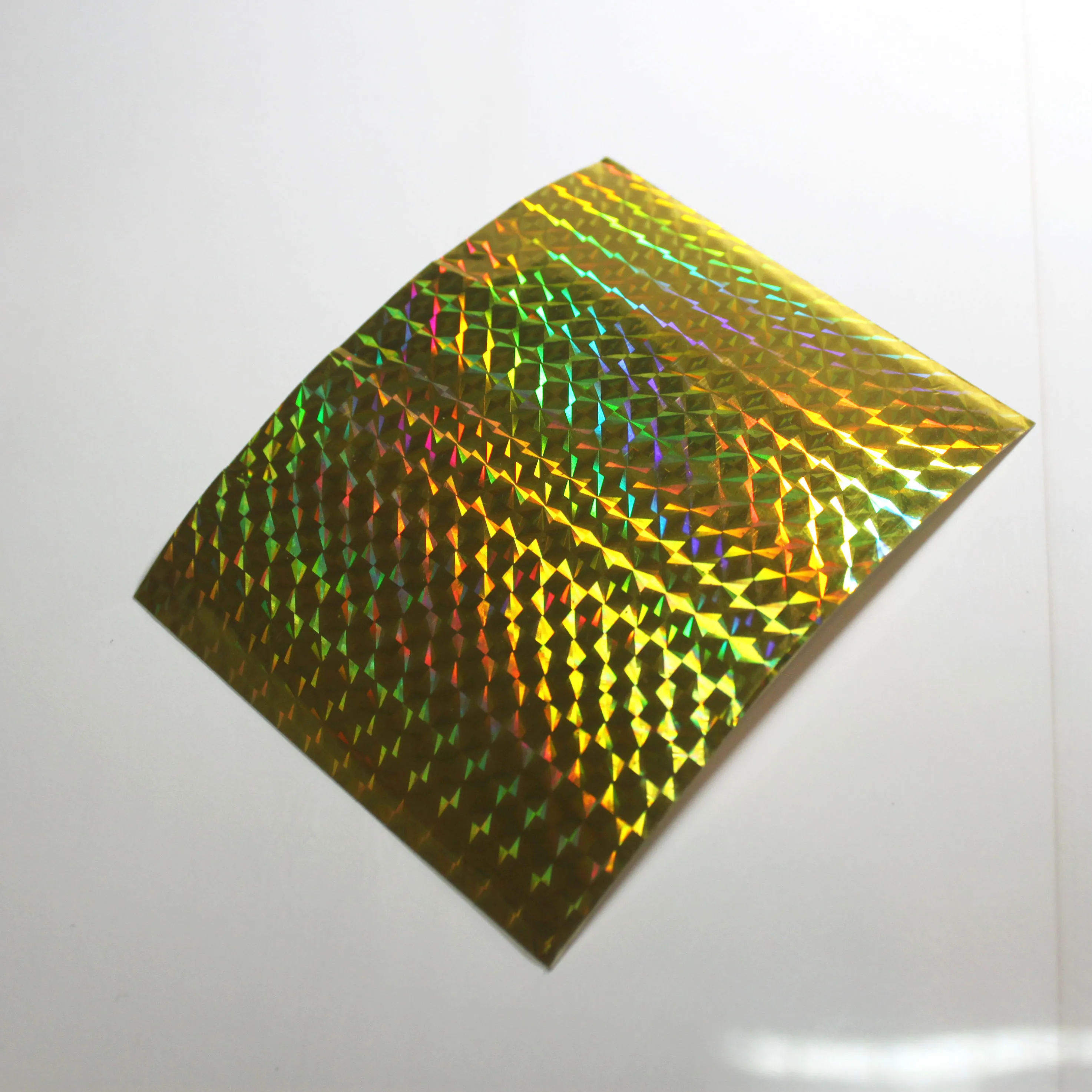 Cheap custom printing aluminum foil sticker security label manufacturers make holographic paper