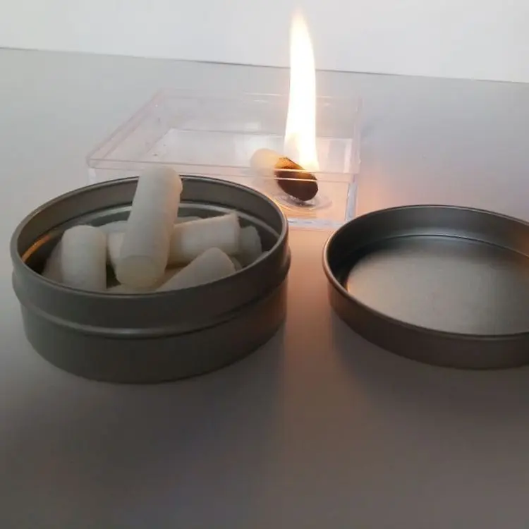 Outdoors Survival Gear Quick Tinder Emergency Tinder Wax Fire Starter