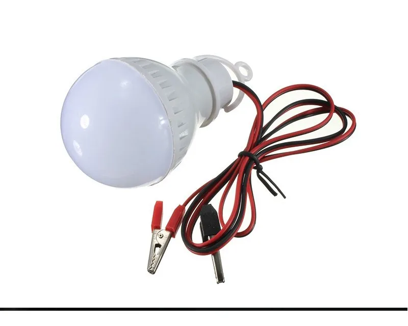 

Quiki LED Light Bulb E27 Lamp Bulbs Home Outdoor Camping Lamp Hunting Emergency Lighting Pure White DC12V