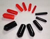 Flexible material dip moulded protective end caps vinyl caps