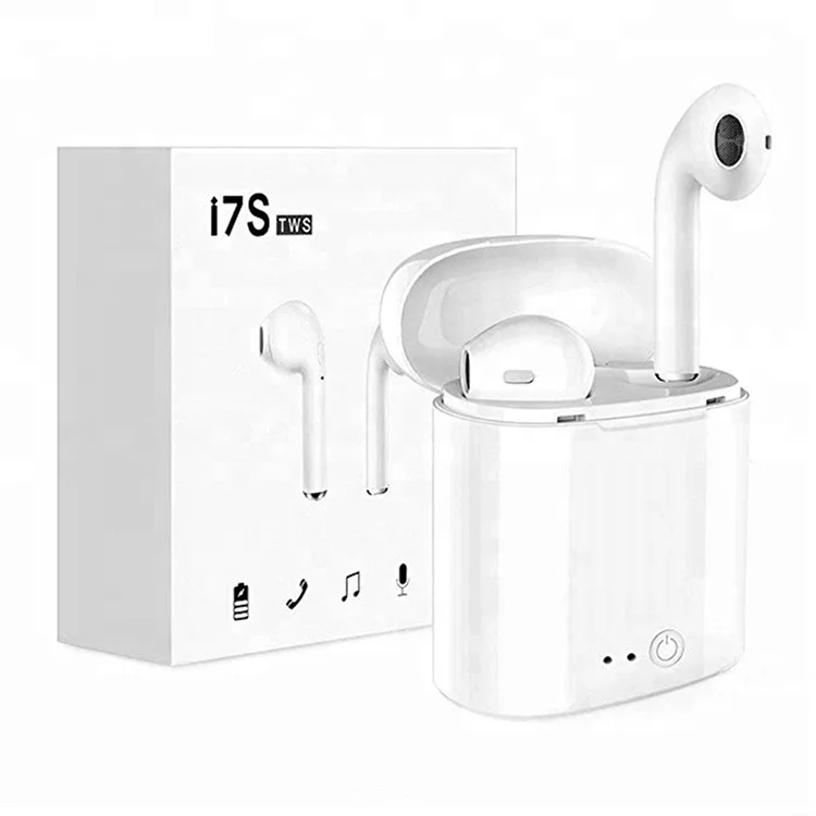 

Hot sale Cheap i7s TWS Wireless BT Earphone With Charger Stand i7s mini earphone, Black;white;gold;rose gold;red