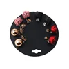 American Fashion Hot Selling Plastic Ball Cheap Earring Studs 4 Pairs