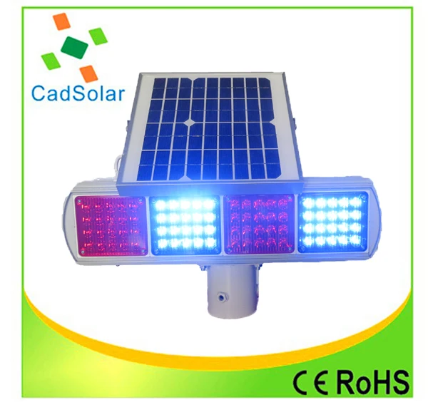 Solar-strobe-signal-light