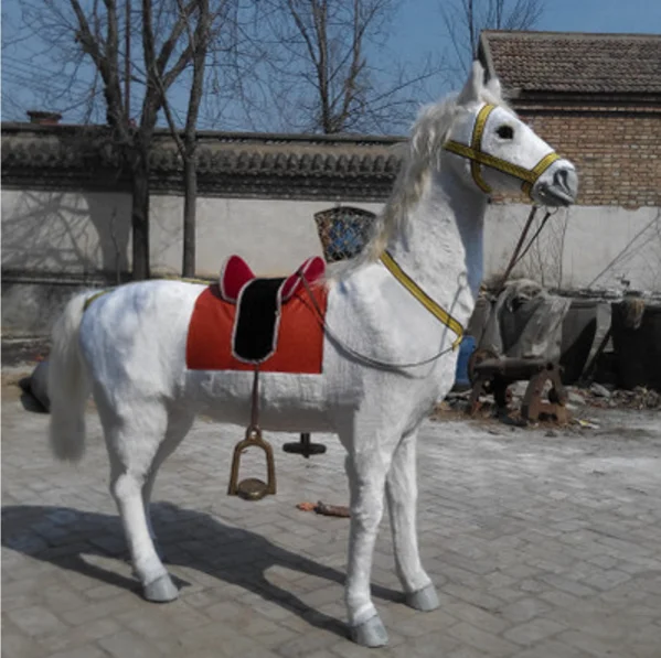 plastic riding horse