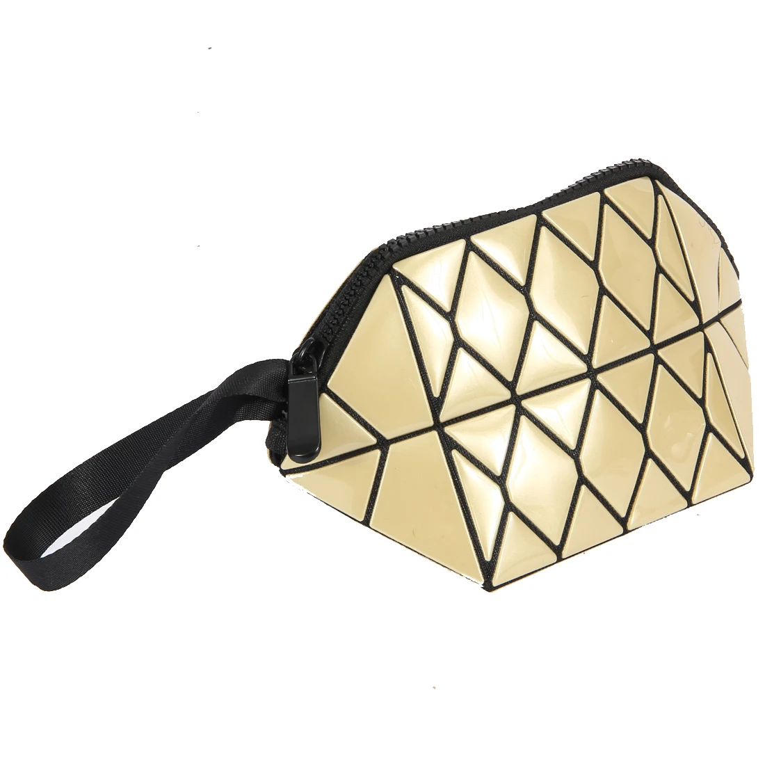 Wholesale Custom Waterproof Small Cosmetic Bag Zipper Leather Cosmetic