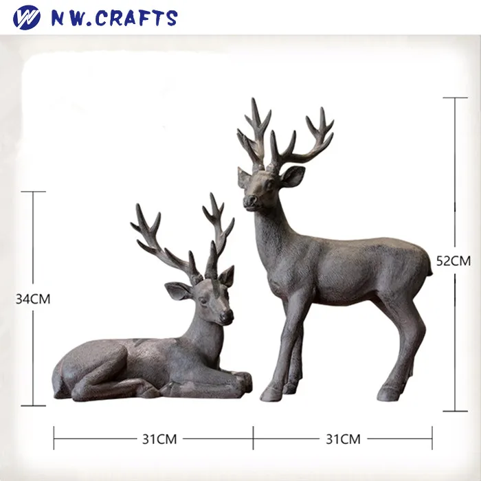 Antique Resin Deer Statues Home Decor Buy Deer Statue,Resin Deer