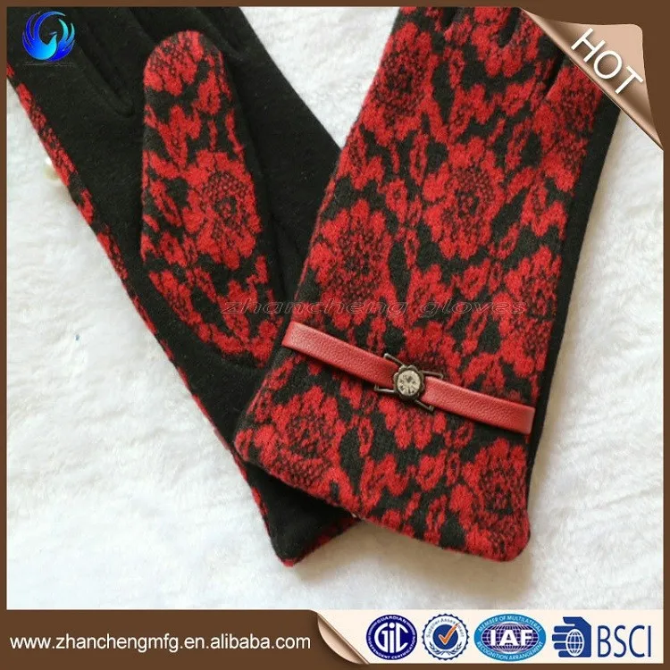 cute touch screen winter gloves