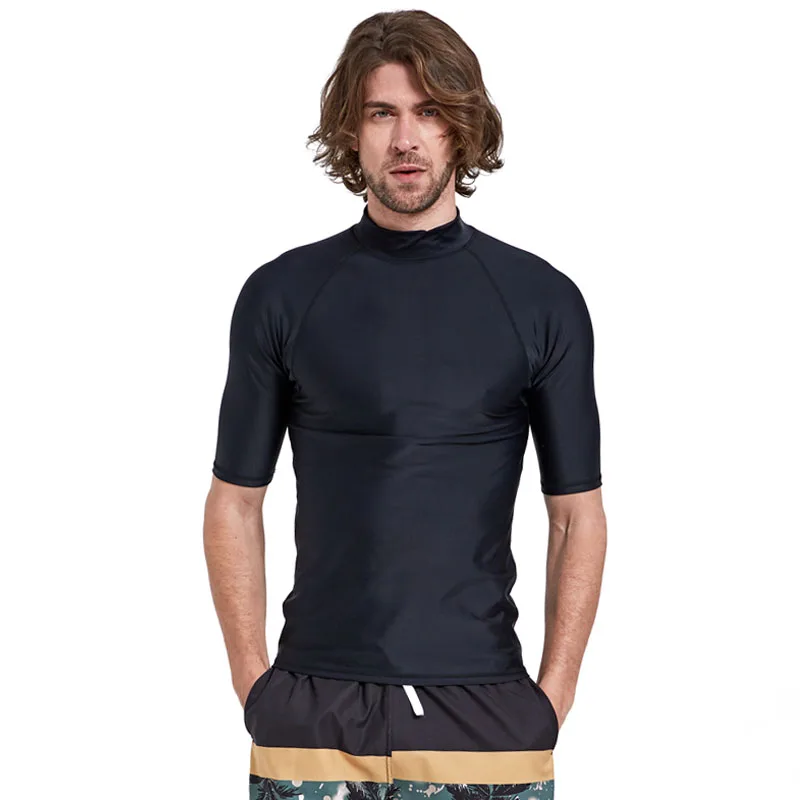 

SBART hot sale high quality mens short sleeve rashguard shirt quick dry fitness swim shirt, Design your rash guard