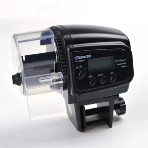 Image of AF-2009d Digital LCD Automatic Aquarium Tank Fish Feeder Food Timer with Retail Package LCD Screen Adjustable Food Feeding