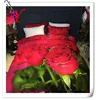 Roll shape 100% polyester 3D disperse printed textile fabric with bright flowers design
