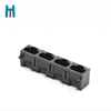 HM hot sale good quality multi port 8P8C rj45 connector led light modular jack connector