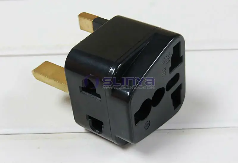 Universal 2 In 1 Plug Grounded Adaptor Plug Adapter Type G Uk To