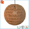 Premium quality globe ball hemp rope thread woven diy hanging lampshade