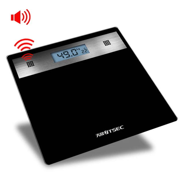 Yongkang Factory TS-B8031 Digital talking body scale Bathroom talking Scale