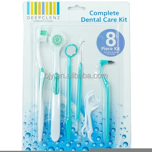 8 Pcs Oral Clean Tooth Brush Tools Dental Care Oral Hygiene Care Dental Tools Teeth Whitening Kit