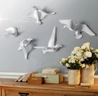 

Modern Bird Wall Hanging Decor Set with Resin for Living Room Bedroom Hallway Home Interior Decoration