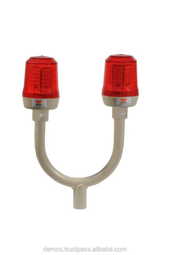
Wetra L-810 Led Aviation Warning Light, ICAO FAA Type low intensity high quality obstruction light for high buildings 