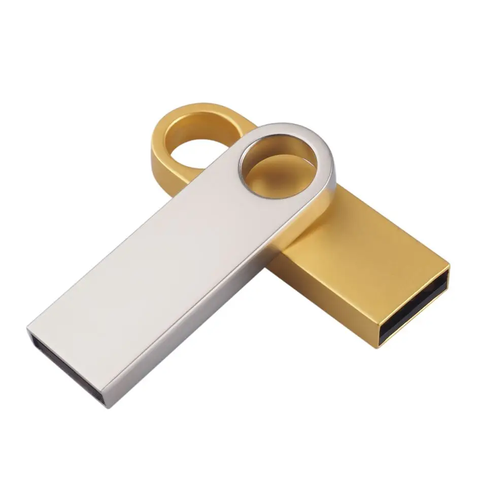 

Hot Selling Mini Metal USB Flash drive USB Pendrive With Custom Logo Laser Engraved, Silver;gold etc.