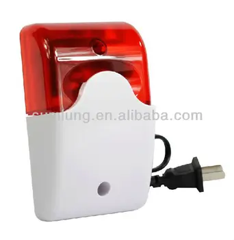 Hot Wireless Security Emergency Alarm Siren 120db With Led Strobe Light