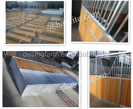 Hot Dipped Galvanized Portable Bamboo Horse Stable Barn