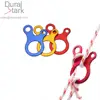 Quick Knot Tent Wind Rope Hooks 3 hole Antislip Camping Hiking Tightening Hook Wind Rope