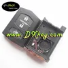 Factory sale original 3 buttons flip key shell tail section for mazda key fob