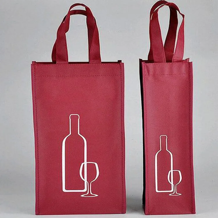 Promotional Reusable Eco Friendly Foldable Custom Logo Canvas 6 Bottle