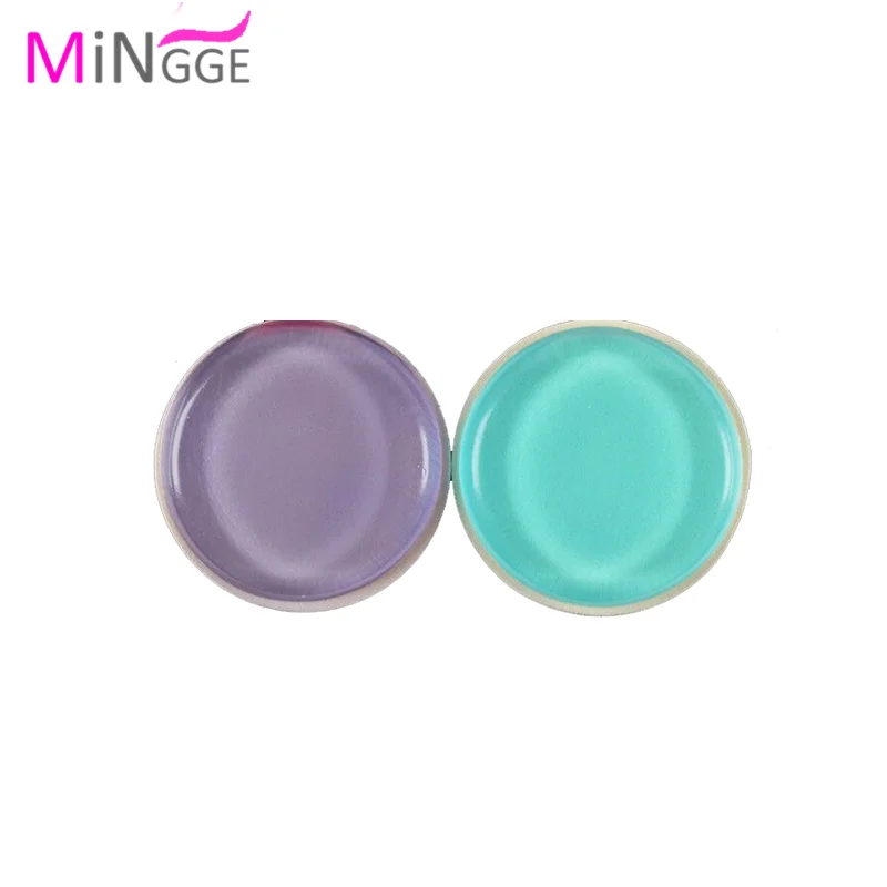 

dual use round Makeup Sponge puff Silicone Applicator puff makeup sponge, Any patone colour