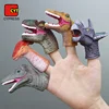 Back To School Wholesale Mini Silicone Realistic Dinosaur Finger Puppet