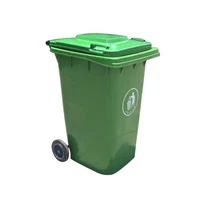 

Outdoor used 120L garbage trash bin with wheels