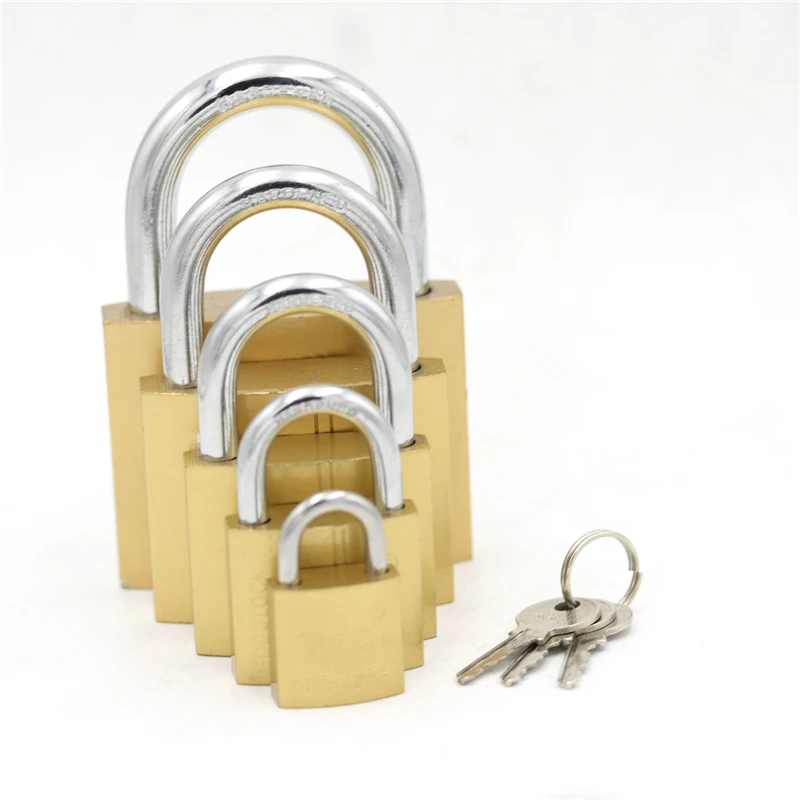
Yiwu Supplier Cheap Imitate Brass Padlock Size 20-25-32-38-50-63-75mm 