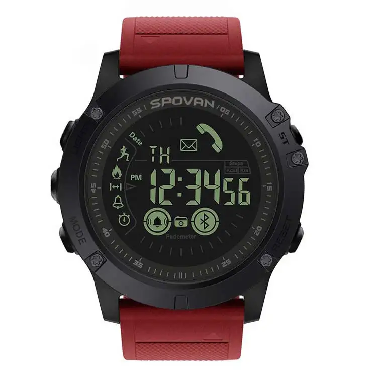 

Shenzhen factory Spovan PR1 bluetooth smart watch for man 2018 waterproof long standby time 33 months