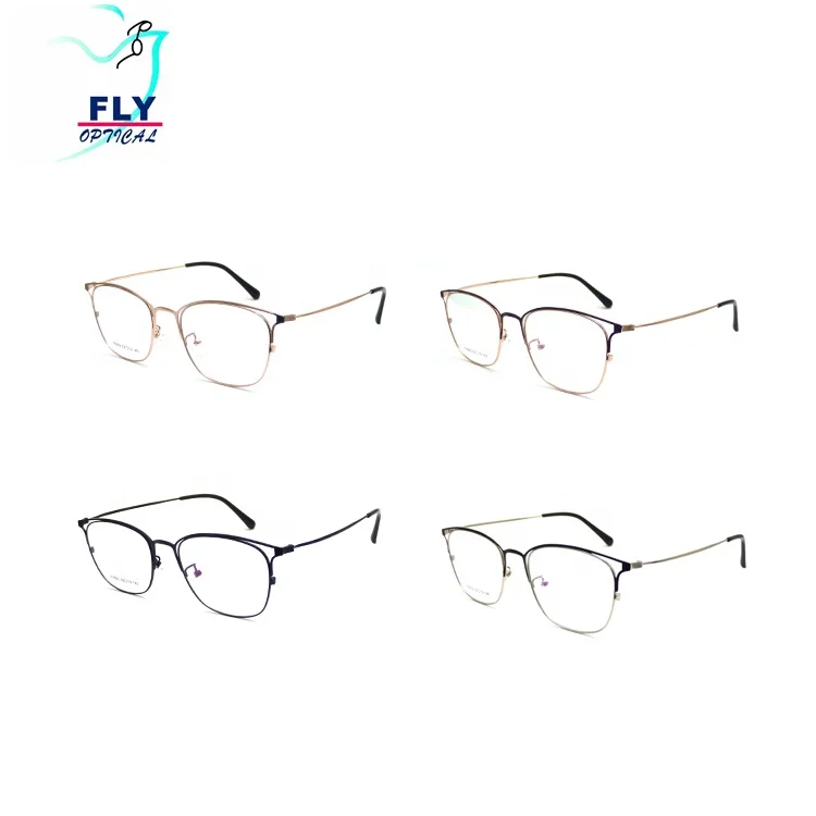 

2019 Italy Latest Fashionable Round Metal Full Eye Glasses Frames Optical For Girl, Rose gold/ purple/black/silver