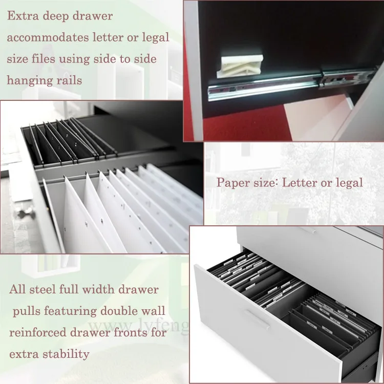 Muebles De Oficina De Alta Calidad 4 Cajón Archivador De Acero - Buy