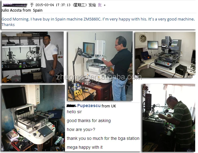 laptop mobile phone logic board repair machine ZM-R5860C bga reballing kit