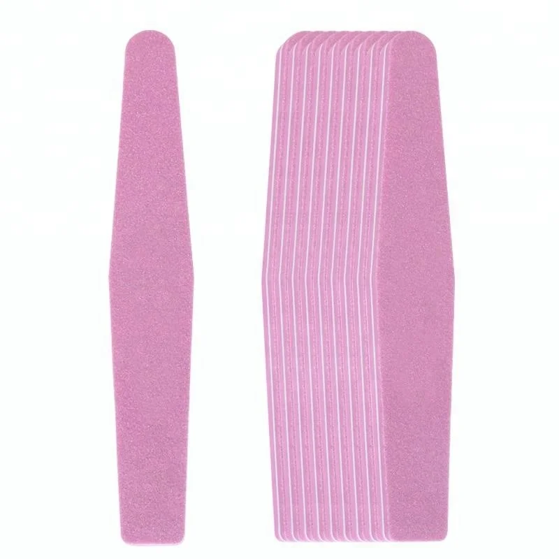 

Pink Color Sponge Nail Art File Sanding Buffer Rhombus Head Nail Art File NF011, N/a