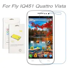 3pcs/lot For Fly IQ451 Quattro Vista,High Clear LCD Screen Protective Film Screen Guard Screen Protector Film For Fly IQ451