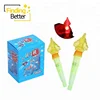 China Manufacturer Halal Glow Stick Fighter Light up Whistle Lollipops Candy Cartoon Toys Plane Shape Lollipop Candy