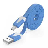 

Wholesale Flat Noodle USB Cable Wire Flat Micro USB Cable for Mobile Phone