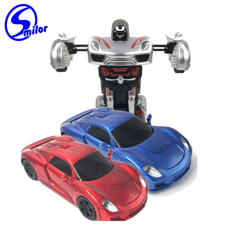 transforming robot rc car