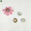 gold marine pattern white ground round 22mm metal button