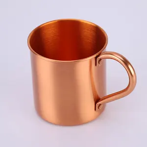 Image of Good Quality Custom Rose Gold Bar Drinkware Copper Coffee Beer Cup Mug