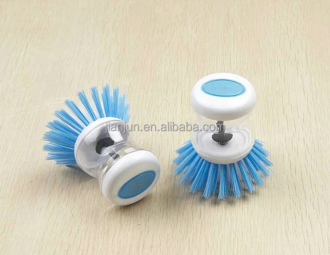 

Kitchen hand held Hydraulic Dishwashing liquid brush Can Be Added, Customized