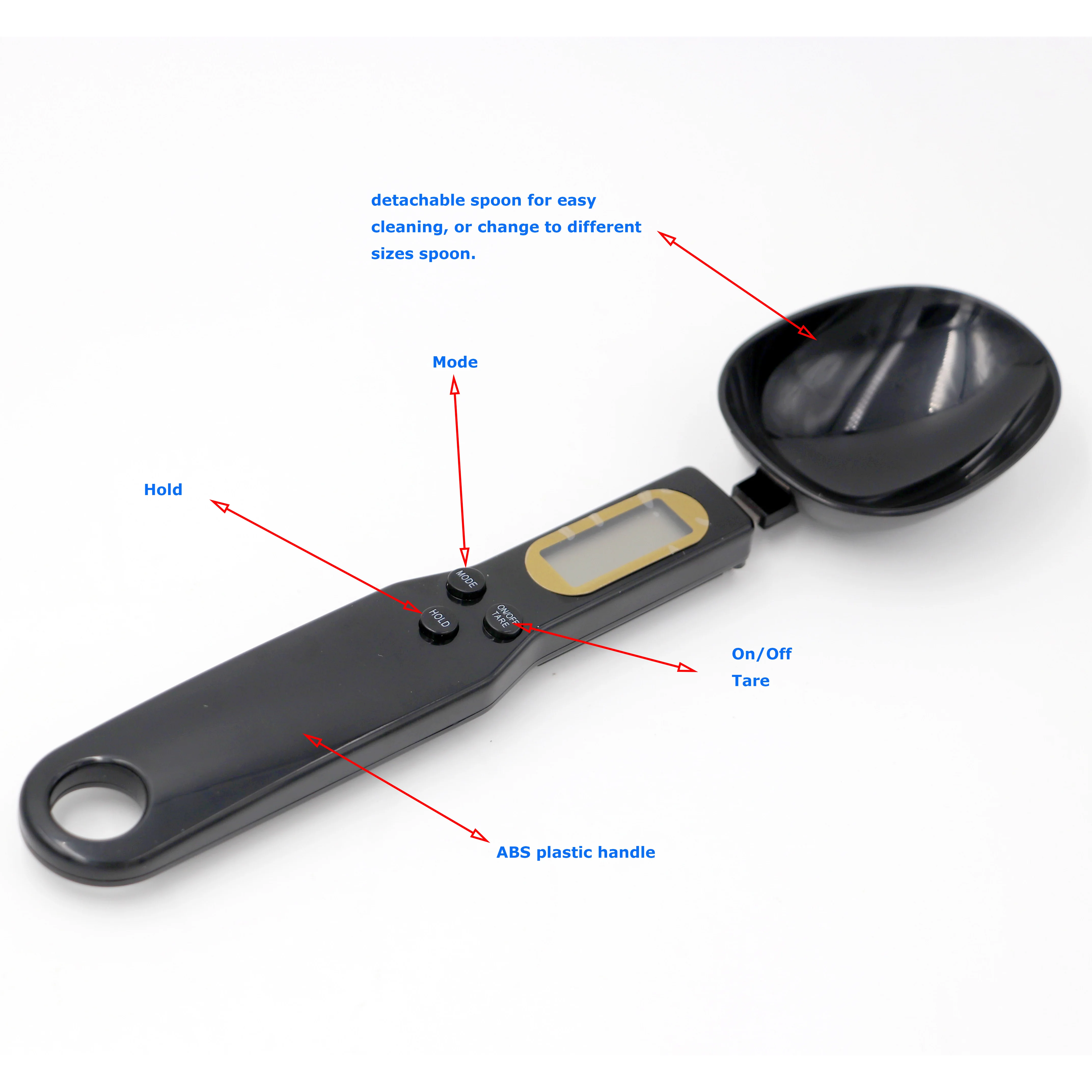 500g 0.1g Aaa Or Cr2032 Battery Portable Kitchen Baking Digital Spoon