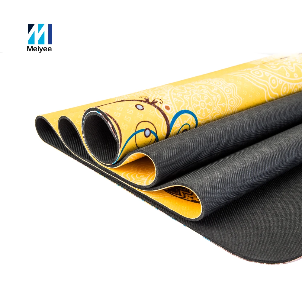 
Durable Non-slip Nature Rubber Yoga Mat For Yoga&Pliates Training absorb Eco-Friendly Custom Printing travel yoga mat suede 