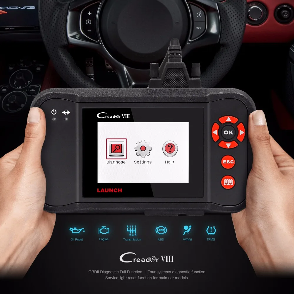 Launch Creader Viii Obd2 Car Radio / Alarm Automatic Transmission Code