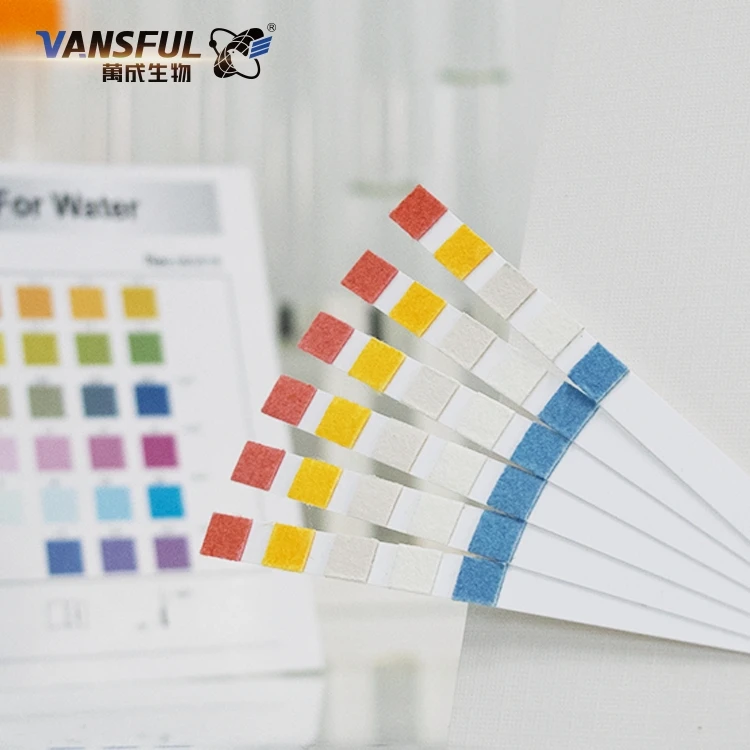 
6 in 1 Water Test Strips Total Chlorine Free Chlorine/Bromine PH Water Quality Hardness Testing Tool for Pool and Spa 