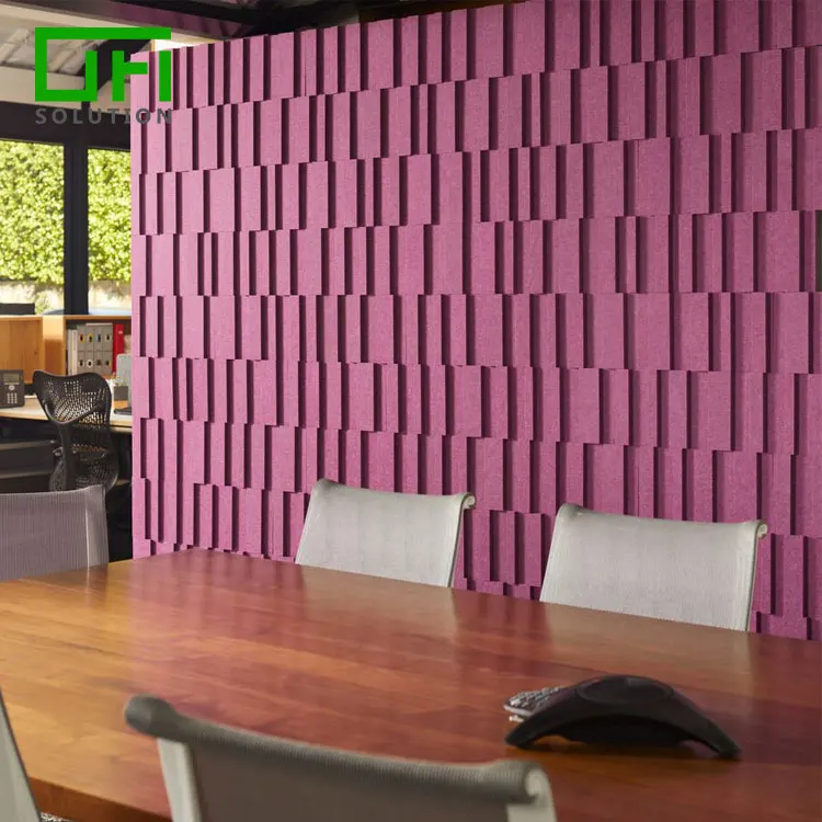 
9MM AU Market Pro-environment Acoustic Felt 100% Polyester Panel Soundproofing Materials PET Acoustic Panels 