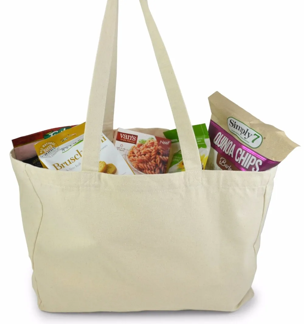 Fashion Stylish Plain White Cotton Canvas Tote Bag,Wholesale Canvas