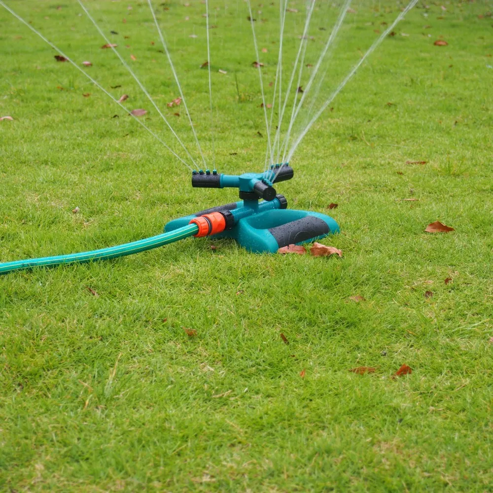 growgreen garden 喷水喷头 360 度旋转草坪与大面积覆盖可调加权园艺